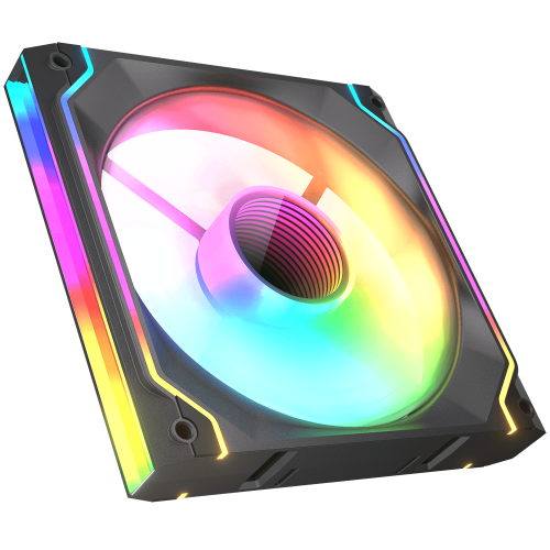 Cougar Sc140-Fb Argb - Infinity Mirror Illuminated Modular Fan Black