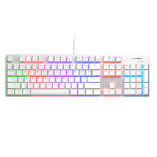 Cougar Ultimus Ex White, Gaming Keyboard, RGB, White