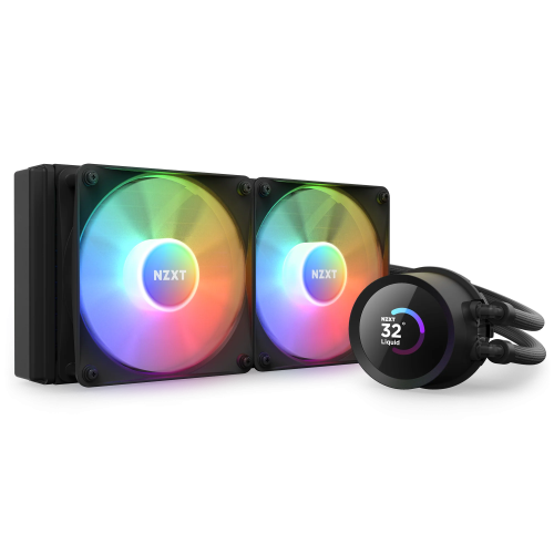 Nzxt Kraken 240 Rgb Black – 240mm all-in-one RGB liquid cooler, black