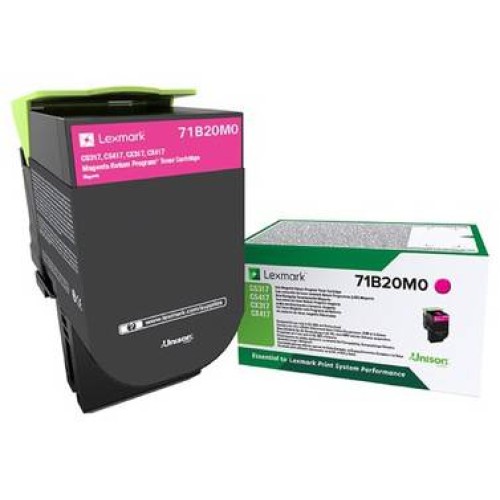 Lexmark Toner 71B20M0 magenta toner cartridge for CS317/417/517