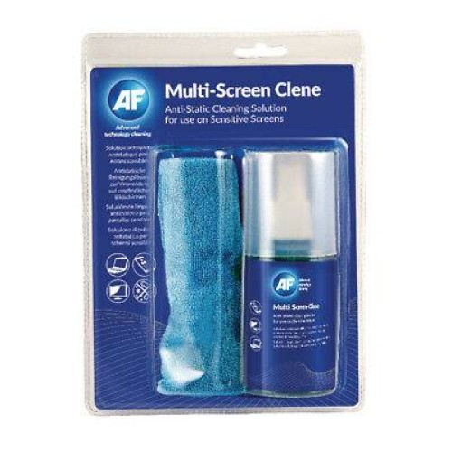 AF Multi Screen-Clean Set MCA200LMF – screen cleaning set, for multiple devices, microfiber cloths