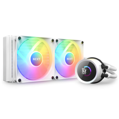 Nzxt Kraken 240 Rgb White – 240mm all-in-one RGB liquid cooler, white