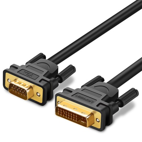 Ugreen Cable Cable Dvi-I (Dual Link - 24+5) - Vga 2M Black (Dv102)