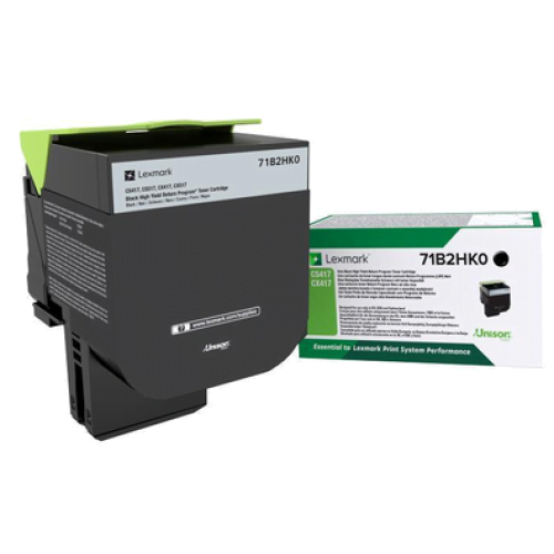 Lexmark Toner 71B2HK0 high-capacity black toner cartridge