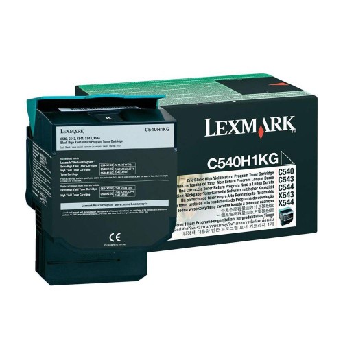 Lexmark Toner C540H1K Black high-yield black toner cartridge for C540 series