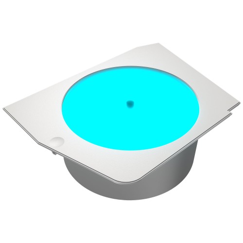 Cougar Fv270 Rotating Platform White internal case showcase