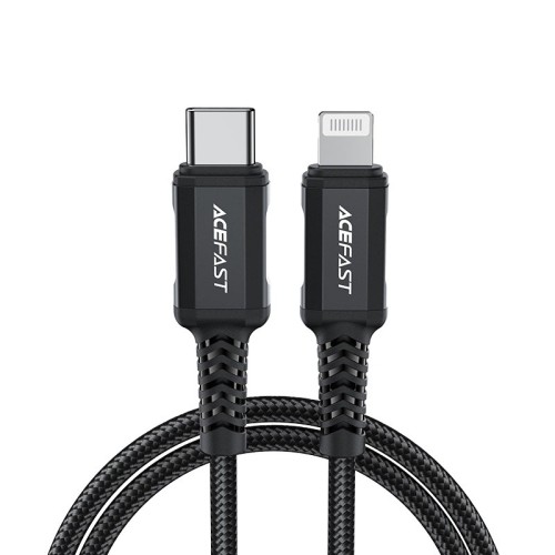 Acefast C4-01 Lightning - Usb-C Pd Cable 30W 3A 480Mb/S 1.8M - Black