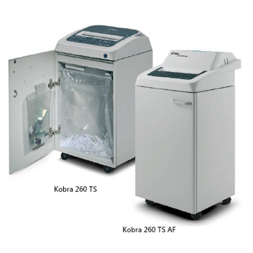 Kobra 260 TS C4 Shredder Machine cross-cut shredder touchscreen control medium capacity