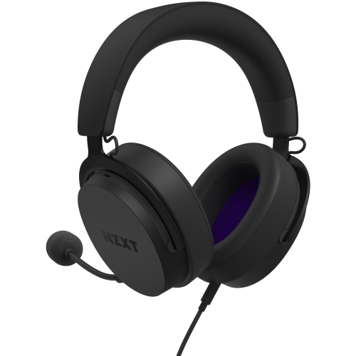 Nzxt Relay Wired Pc Gaming Headset Black – wired gaming headset with microphone, black