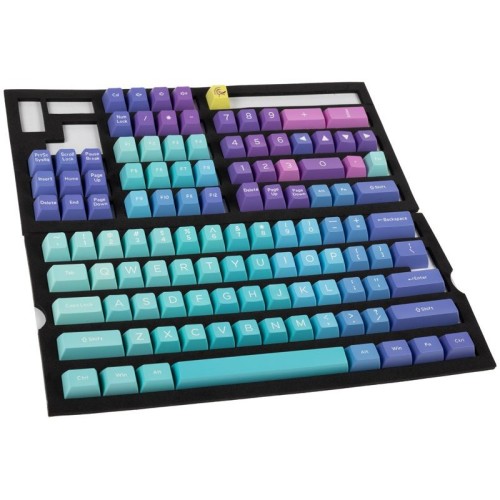 Ducky Azure Sa Keycap Set/ Us/ Abs/ Seamless Double Shot/ Azure Theme Keycaps