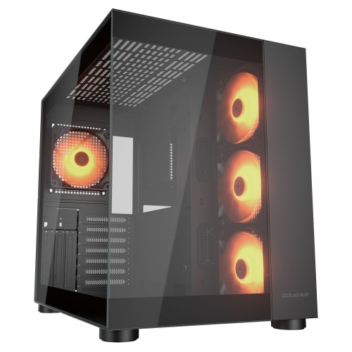 Cougar Fv150 Rgb Black case, PC Case, RGB, Black, Mid Tower