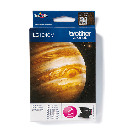Brother Compatible LC1240M Ink Cartridge Magenta – magenta ink, standard yield