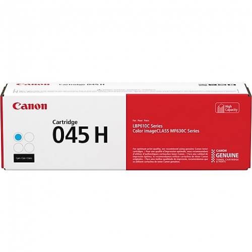 Canon Compatible Toner 045H Cyan – cyan toner XL, compatible with Canon printers