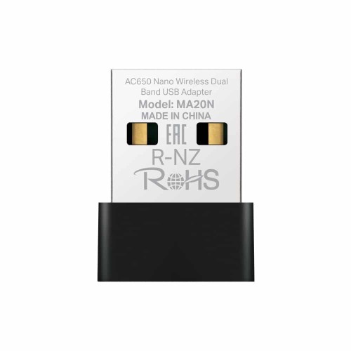 Mercusys Ac650 Nano Wireless Dual Band Usb Adapter (Ma20N)