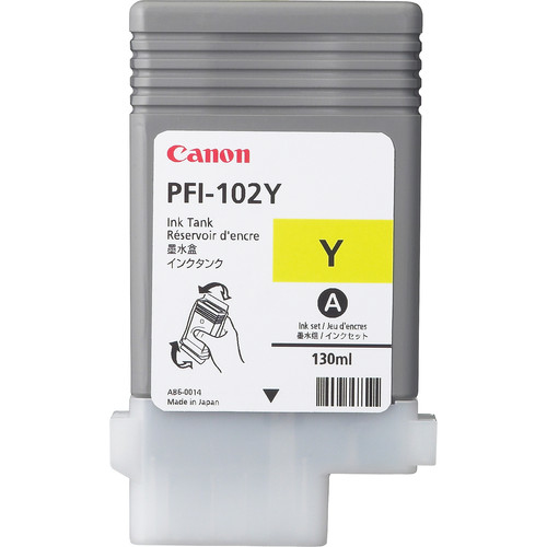 Canon Compatible Ink Cartridge Pfi-102 Yellow – yellow ink cartridge