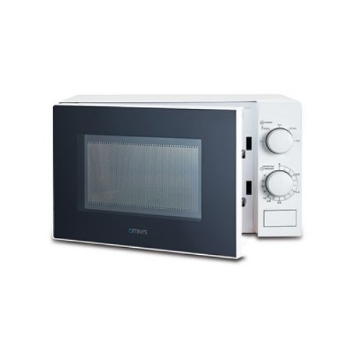 Omnys MWN‑M72021W kitchen microwave oven mechanical control white compact