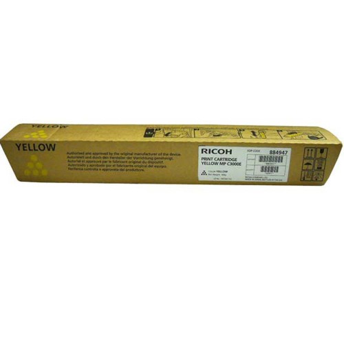 Ricoh Toner 884947 / 842031 Yellow standard yield yellow toner