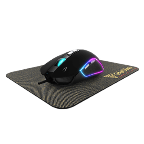Gamdias Zeus M3 + NYX E1 Combo ergonomic gaming mouse and pad set with lighting