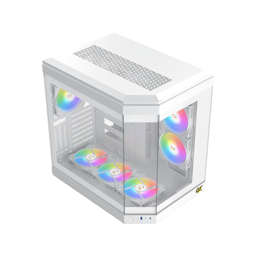 Xigmatek, Cubi Arctic Gaming Case, Mini Tower PCs, compact, high airflow, Arctic color