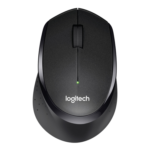 Logitech Mouse B330 Silent Plus Schwarz (910-004913) silent wireless mouse long battery life black