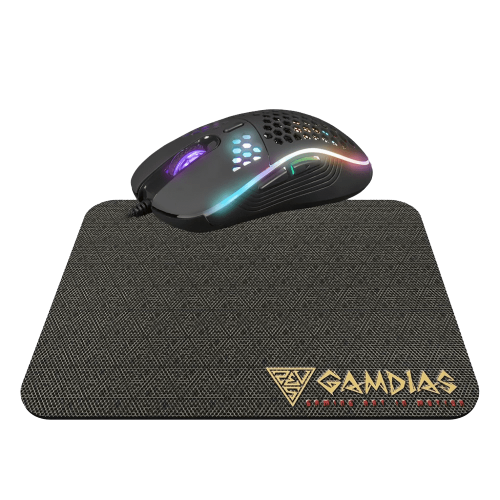 Gamdias Zeus M4 Gaming Mouse + NYX E1 Mousepad gaming mouse and mousepad combo with RGB