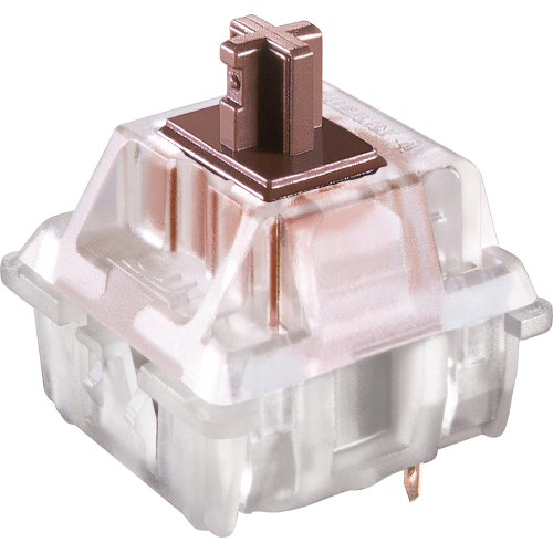 Ducky Cherry MX1A-G1NA – Brown Switch (RGB) – tactile Cherry MX Brown mechanical switch with RGB support for a balanced typing experience