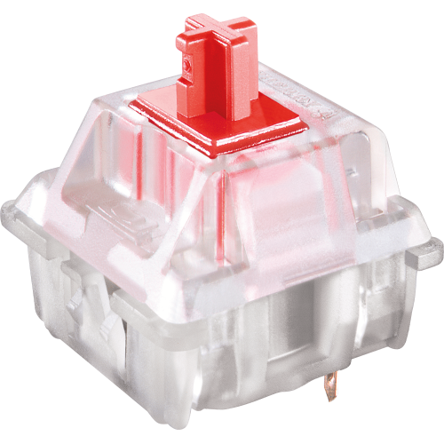 Ducky Cherry MX1A-L1NA – Red Switch (RGB) – linear Cherry MX Red switch with RGB compatibility, ideal for gaming