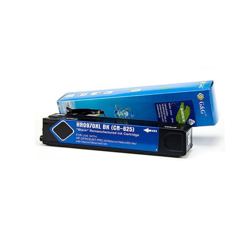 G&G Ink Cartridge 970XLB Black CN625A – high-yield compatible ink cartridge