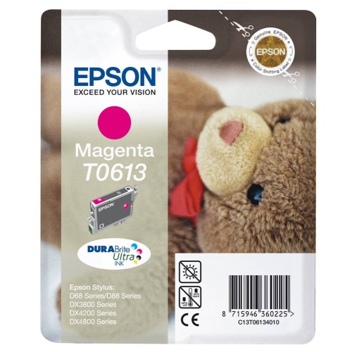 Epson Ink Cartridge T0613 Magenta – magenta ink for Stylus DX3800/DX4800