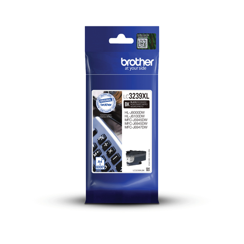 Brother Compatible Ink Cartridge Lc3239Xl Black (6000 Pages) – black ink, XL, 6000 pages