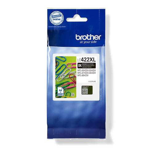 Brother Compatible Ink Cartridge Lc422Xl Black – black ink, XL