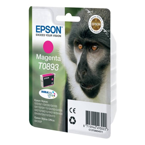 Epson Ink Cartridge T0893 Magenta – magenta ink for Stylus S20/SX100