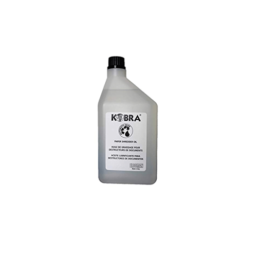 Kobra Shredder Machine Maintenance Oil (1Litre) shredder lubricant oil for regular maintenance 1 L