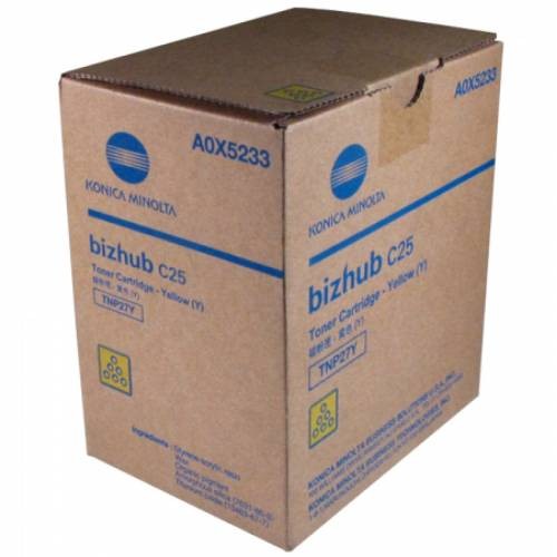 Konica Minolta Toner TNP-27Y Yellow yellow toner cartridge for bizhub C25 series