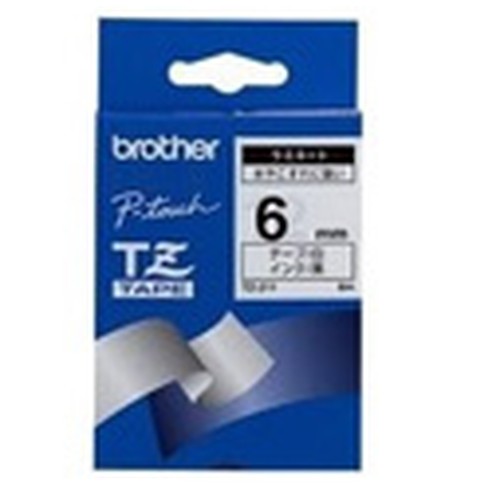 Brother Compatible 6 Millimeter Black on White Label Tape Tz-211 – black on white label tape, 6mm