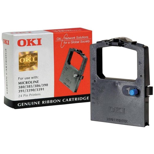 Oki Ribbon 380/390/3390 Original N.6008 original black ribbon for Oki 380, 390, 3390