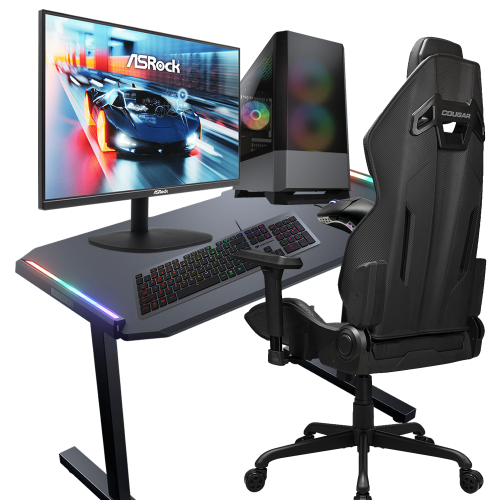 Morrigan Gaming PC Room Bundle – complete gaming setup, tower PC with CPU Ryzen 7, GPU RTX 3070, RAM 16GB, SSD 1TB, plus gaming peripherals