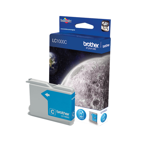 Brother Compatible LC1000C Ink Cartridge Cyan – cyan ink, standard yield