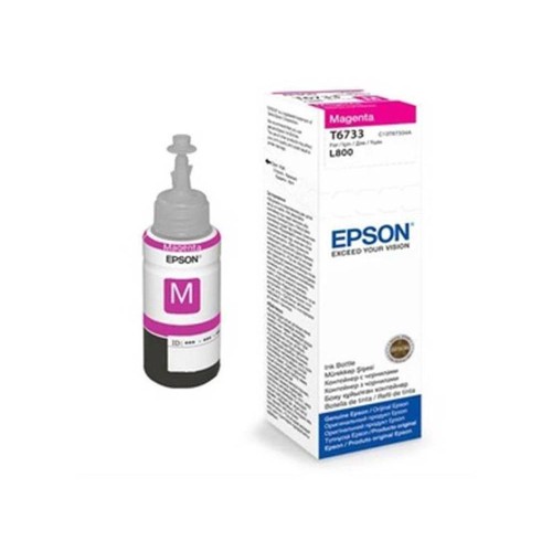 Epson Ink Bottle Magenta T6733 – magenta ink for L800/L805 series