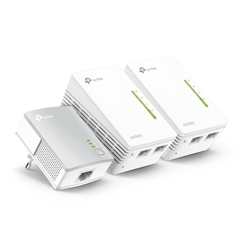 Tp-Link Wpa 4220T Kit – Powerline AV600 extender kit, 3-piece, wired network extension
