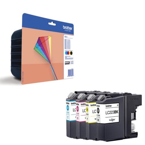 Brother Compatible LC223 Value Pack Ink Cartridges – multi-pack, standard yield