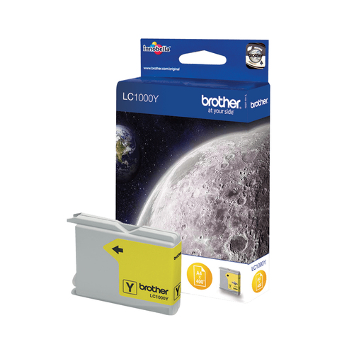 Brother Compatible LC1000Y Ink Cartridge Yellow – yellow ink, standard yield