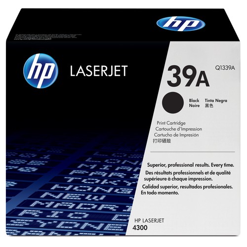 HP Toner 4300 Q1339A Black black toner cartridge for HP LaserJet 4300 series