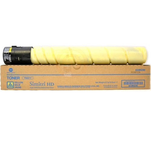Konica Minolta Toner TN-321Y Yellow yellow toner cartridge for bizhub C224/C284/C364