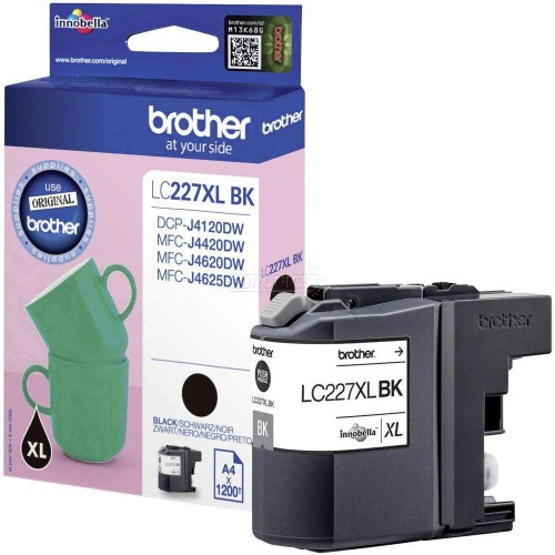 Brother Compatible LC227XLBK Black Ink Cartridge – black ink, high yield
