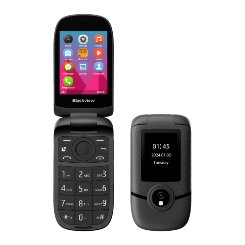 Blackview N2000 Smartphone Black – smartphone, black, large display, 4G