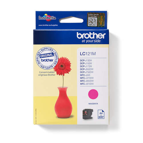 Brother Compatible LC121M Ink Cartridge Magenta – magenta ink, standard yield