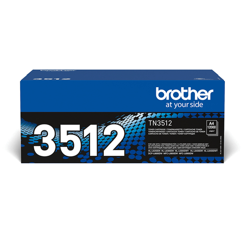 Brother Compatible TN-3512 Black Toner Cartridge – black toner, standard yield