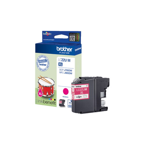 Brother Compatible LC22UM Magenta Ink Cartridge – magenta ink, high yield