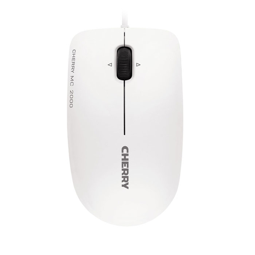 Cherry Mouse MC2000 Weiß-Grau (JM-0600-0) wired optical mouse white/gray with scroll wheel